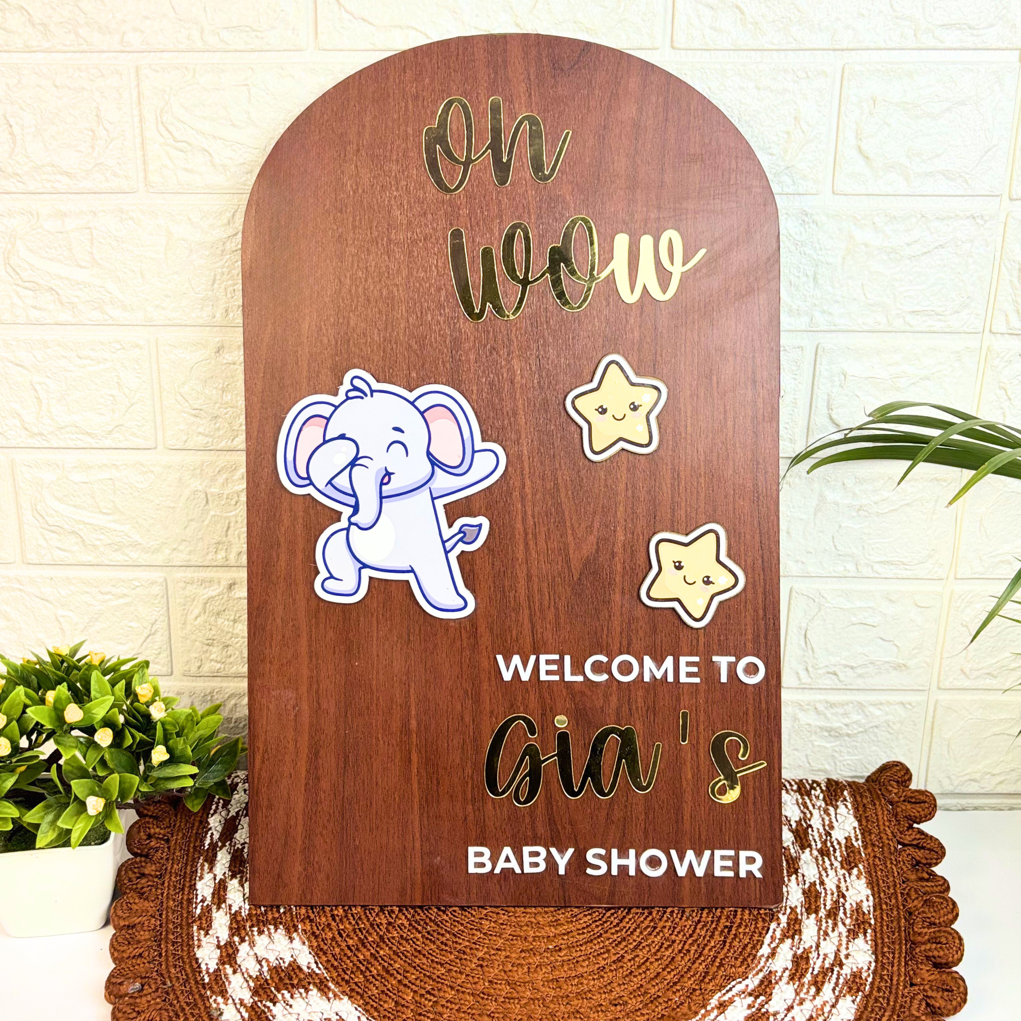Baby Shower Welcome Sign