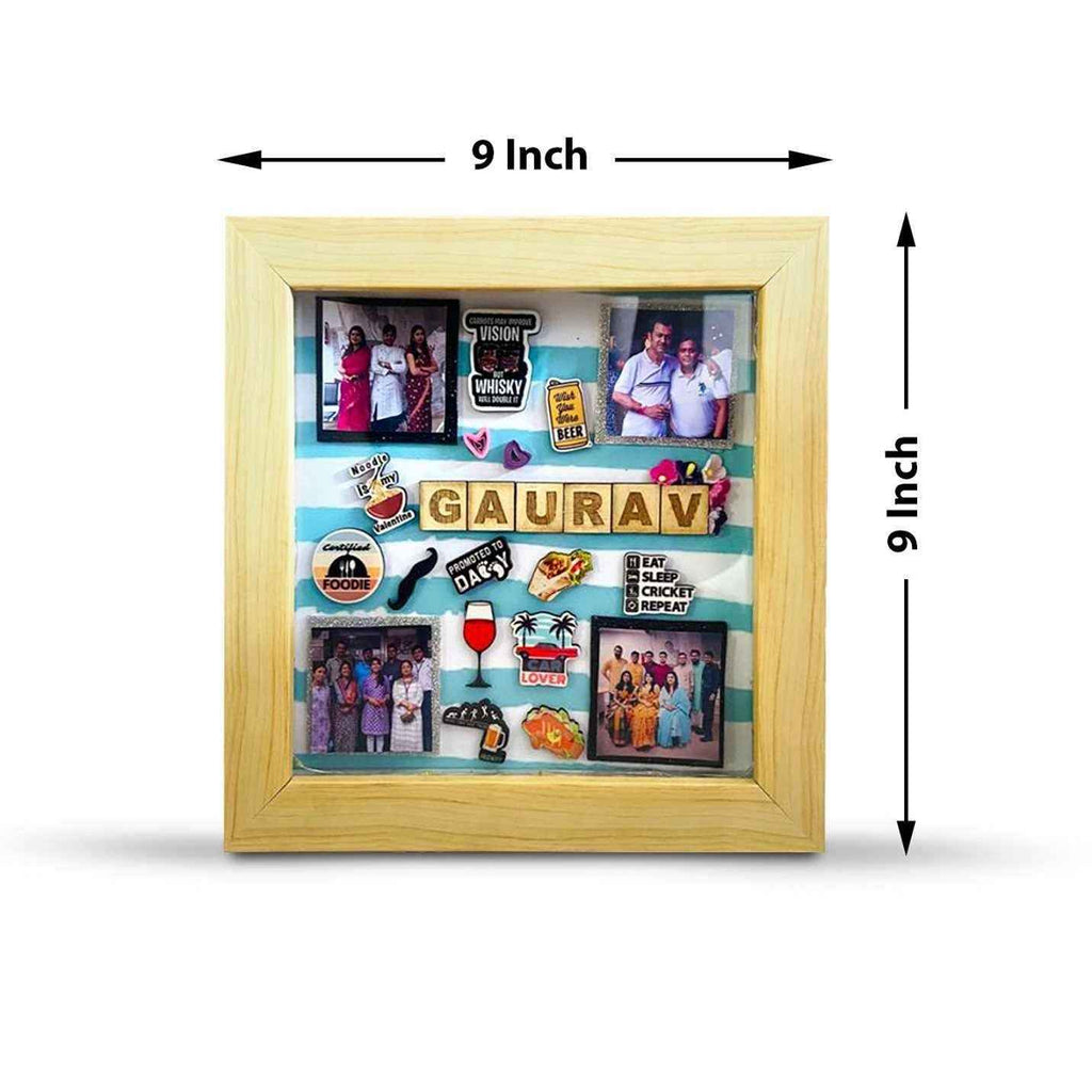 Customised Shadow Box For Male Friends A5