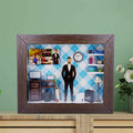 Miniature frame 3D Memory Box for Him