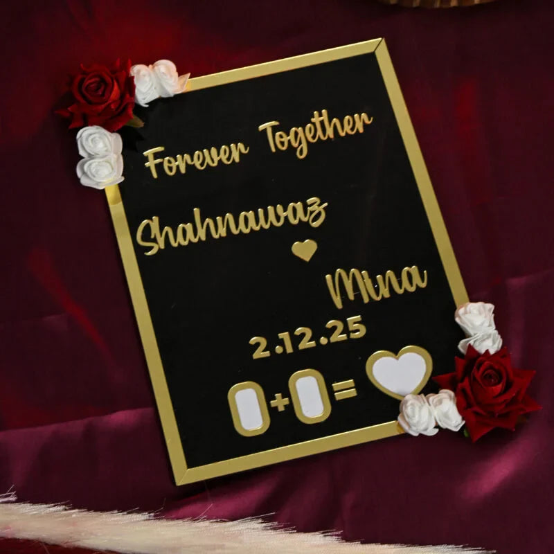 Thumb Board - Couple Thumb Impression Gift