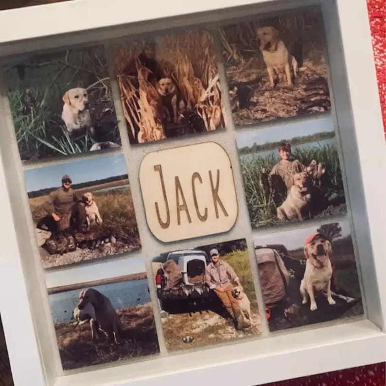 Personalized Pet Memorial Shadow Box Frame