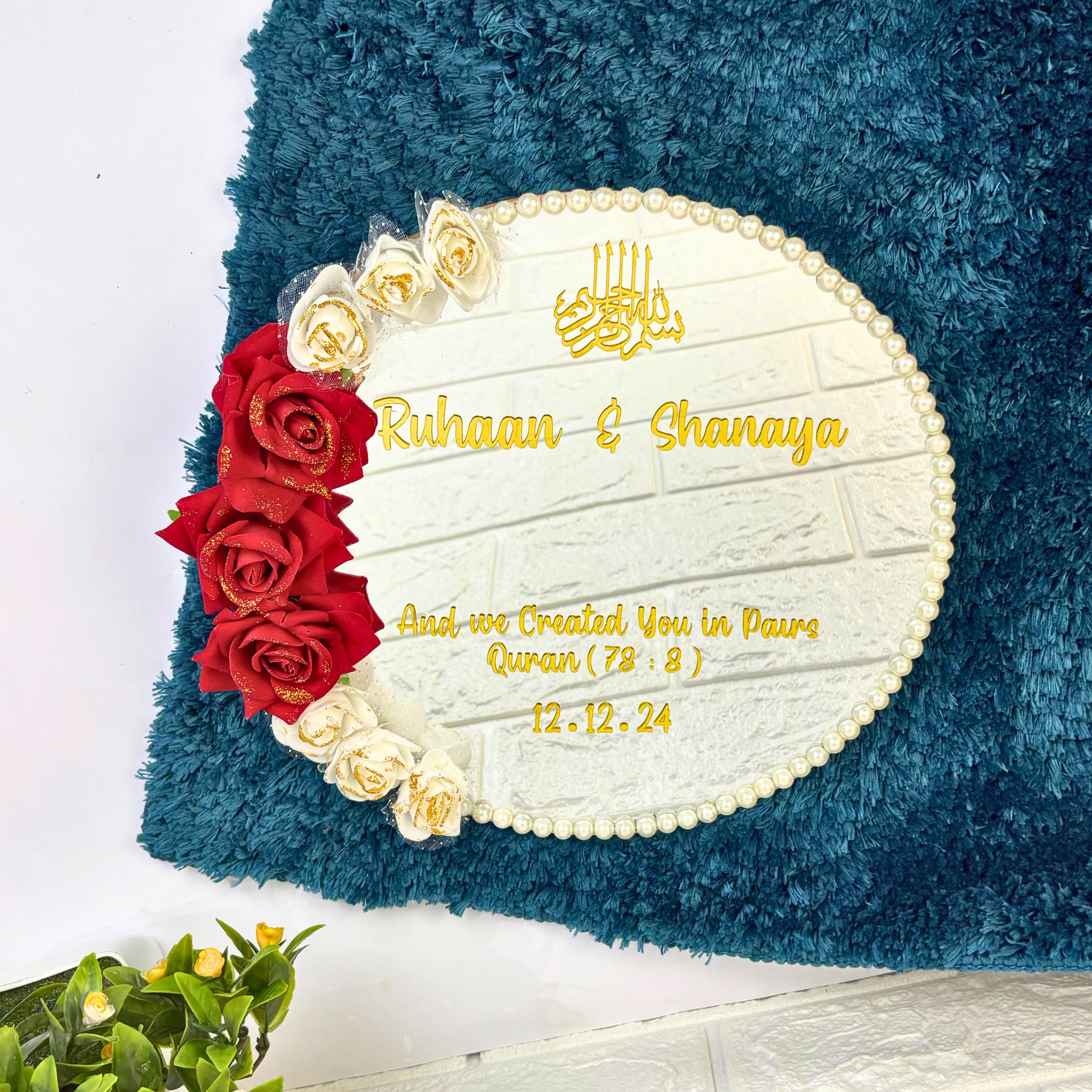 Customized Nikah Mirror